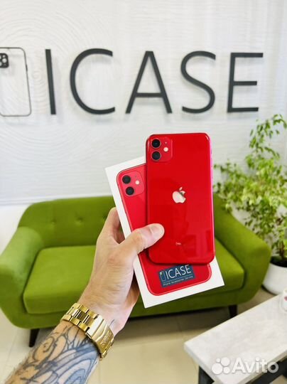 iPhone 11 256Gb RED. Ростест. Идеал. Рассрочка