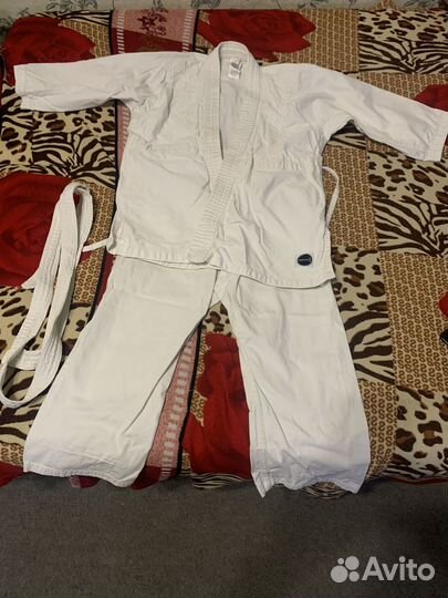 Кимоно для дзюдо на рост 140.Б/у 500