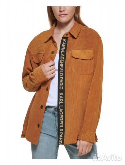 Karl Lagerfeld новая вельветовая рубашка оригинал