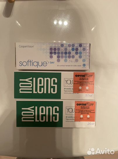 Линзы контактные однодневные -2.25