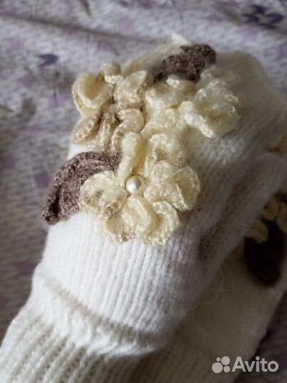 Варежки зимние женские