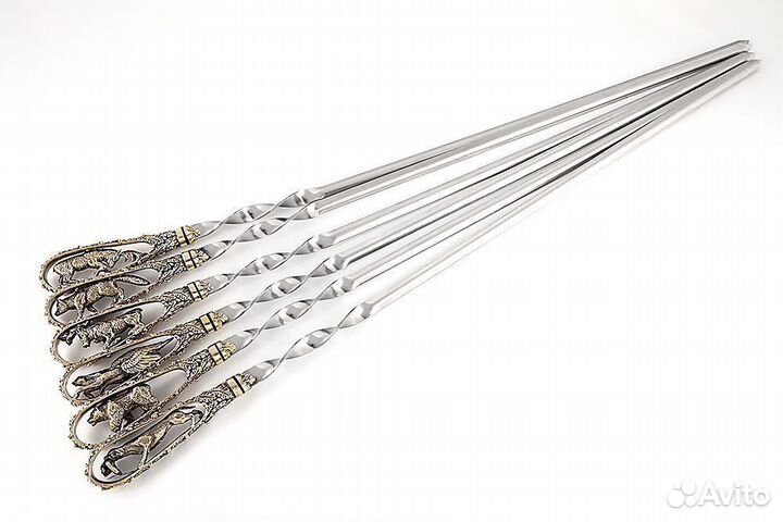 Набор шампуров без чехла - Царская охота (цельное