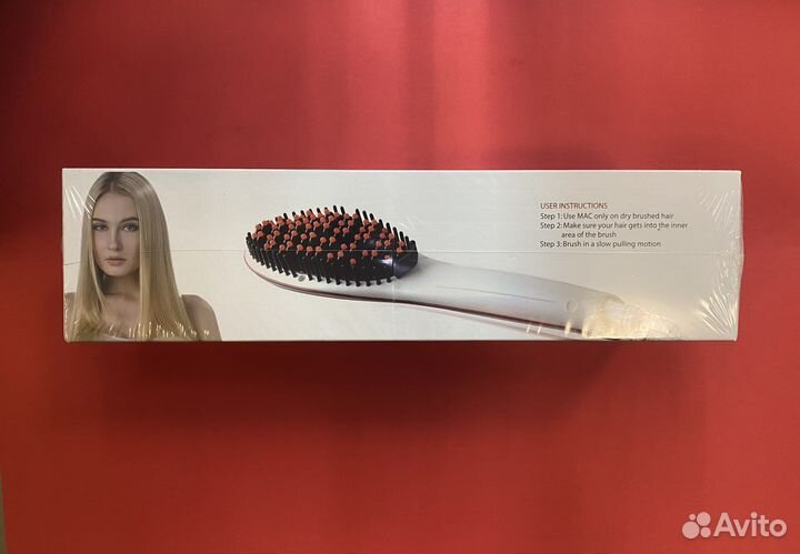 Расческа-выпрямитель для волос MAC White