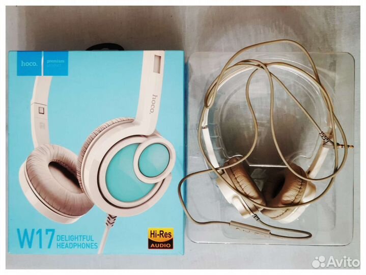 Проводные наушники hoco W17