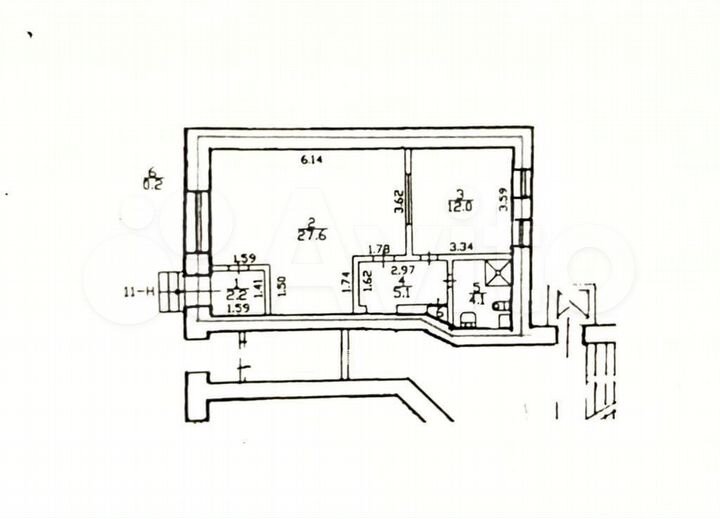 Торговая площадь, 51.2 м²