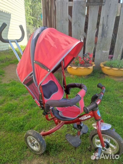 Прогулочная коляска бу и велосипед