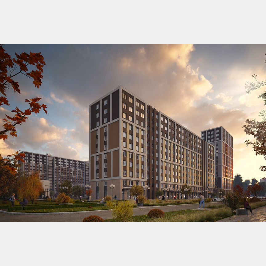 2-к. апартаменты, 66,2 м², 11/14 эт.