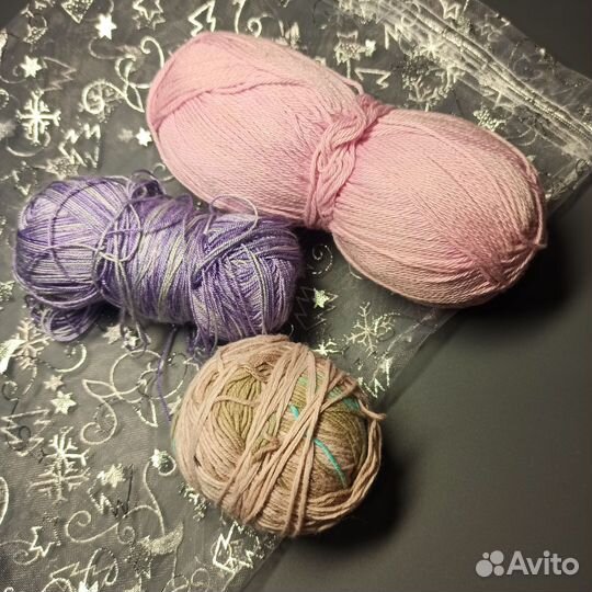 Пряжа нитки для вязания цена за все