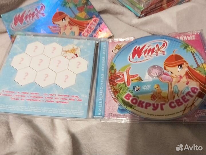 Вся серия дисков с играми Winx