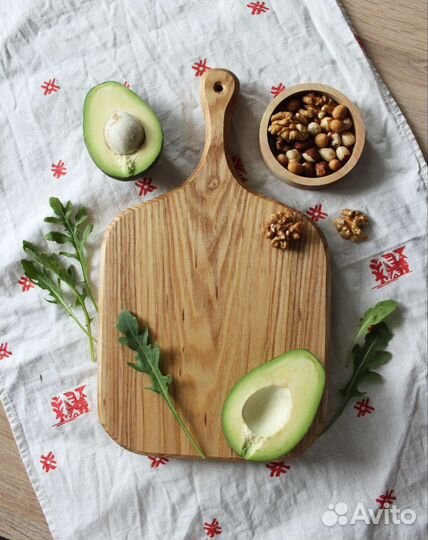 Разделочная доска дерево(дуб, ясень) 31*18см