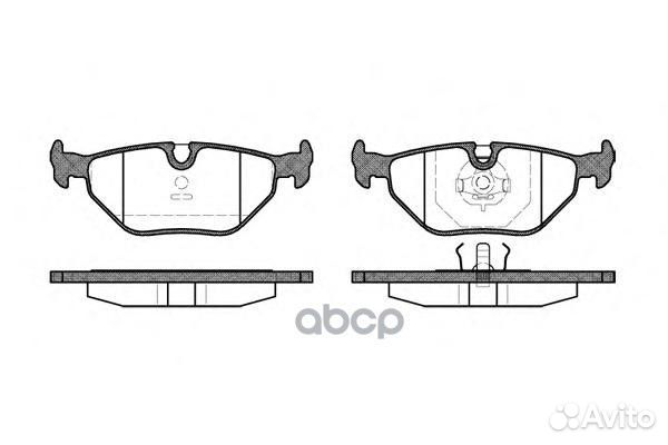 Колодки тормозные дисковые 226500 Road house