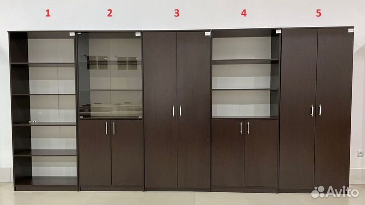 Шкафы офисные Венге