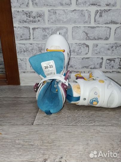 Коньки детские раздвижные 30-33