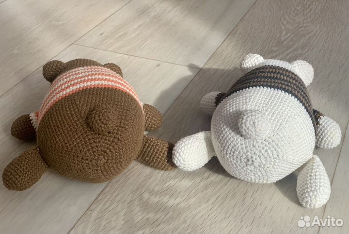 Мишки. Игрушки амигуруми