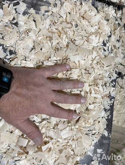 Стружка древесная в брикетах