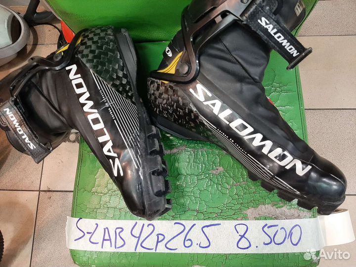 Лыжные беговые бот коньковые salomon S-lab Европ