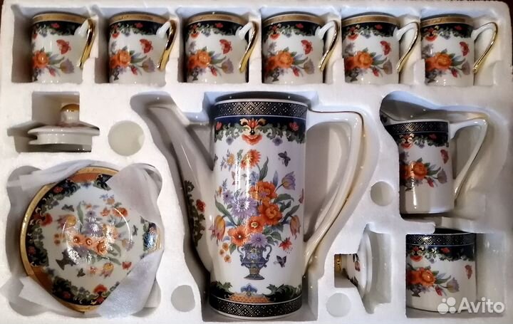 Кофейный сервиз (Япония 17предметов)