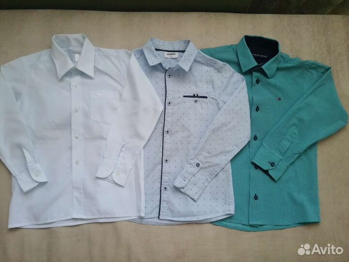 Рубашка школьная для мальчика 122 128