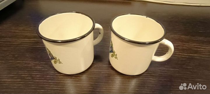 Новый комплект посуды эмалированной