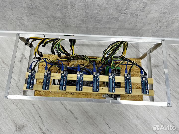 Основа (тушка) для майнинга на серверном блоке