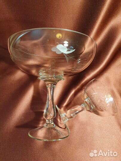 Ваза для фруктов стекло СССР - комплект