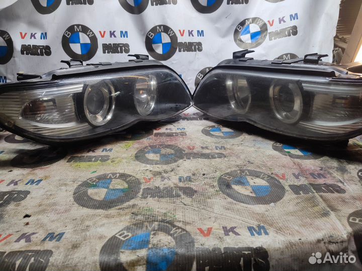 Передние фары бмв Х5 Е53 рестайлинг ксенон