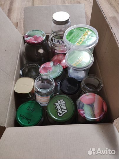 Банки стеклянные пакетом
