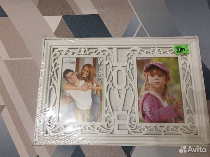 Фоторамка новая на 2 фото