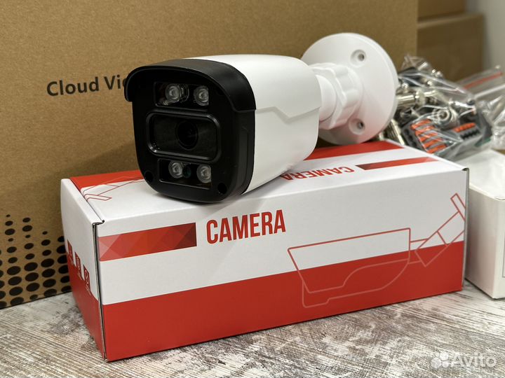 Готовый комплект AHD видеонаблюдения 4 камеры 5MP