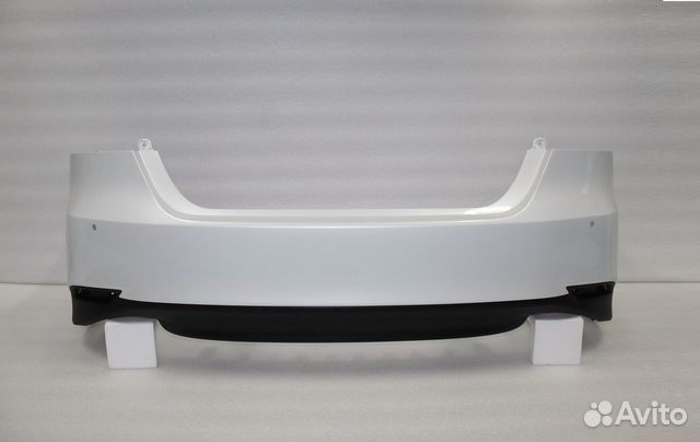 Задний бампер камри 70 белый перламутр 2018-2021