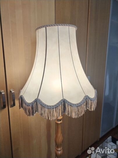 Торшер напольный с абажуром СССР