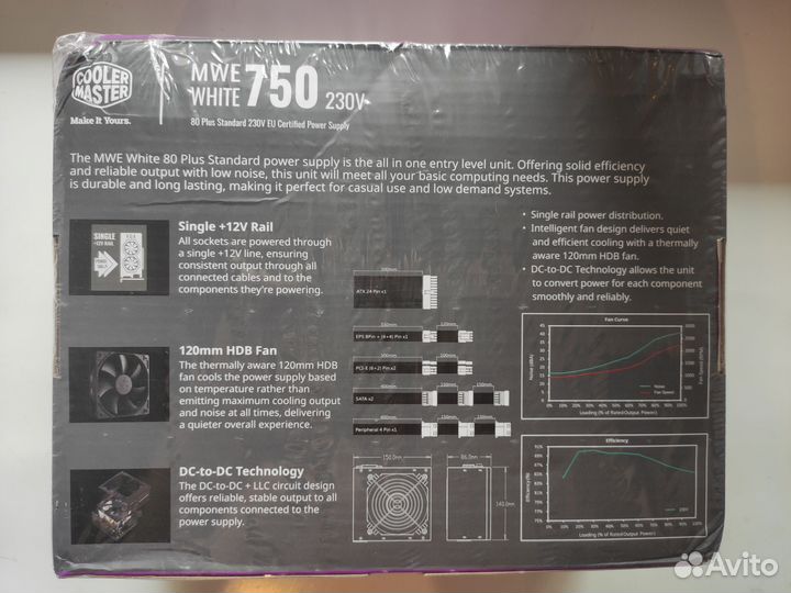 Блок питания Cooler Master mwe 750