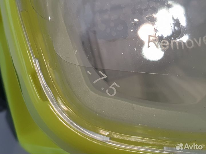 Маска с диоптриями линзы -7.5 и трубка Новые