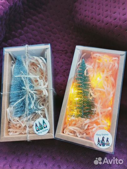 Новогодняя коробочка с ёлкой