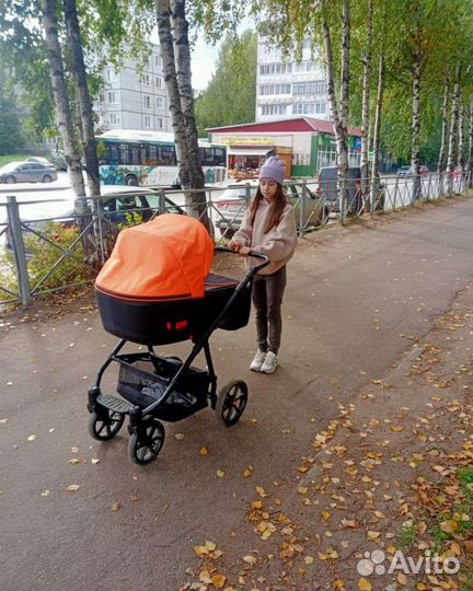 Коляска Riko Swift Neon 2в1, 24 Party Orang