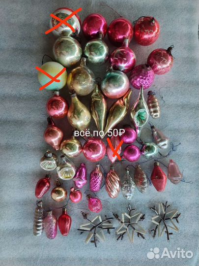 Елочные игрушки СССР