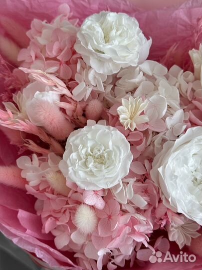 Букет из стабилизированных цветов