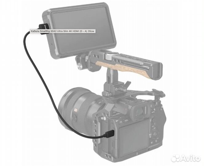 Кабель SmallRig 4K hdmi - micro hdmi 55 см
