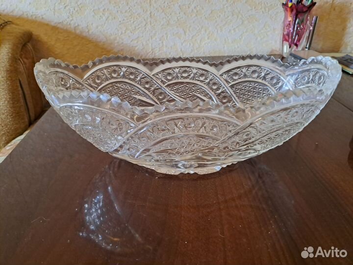 Вазы хрустальные гдр