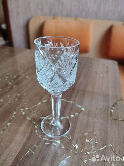 Рюмки и фужеры хрустальные (Дятьково)