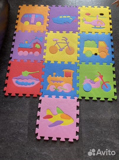 Детский коврик пазл