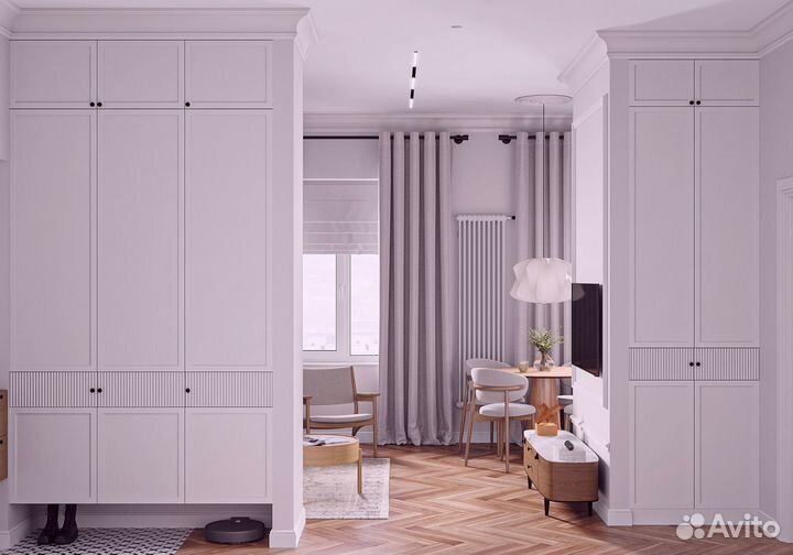 Шкаф распашной двухдверный