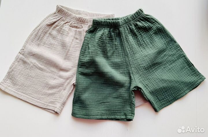 Шорты детские муслиновые