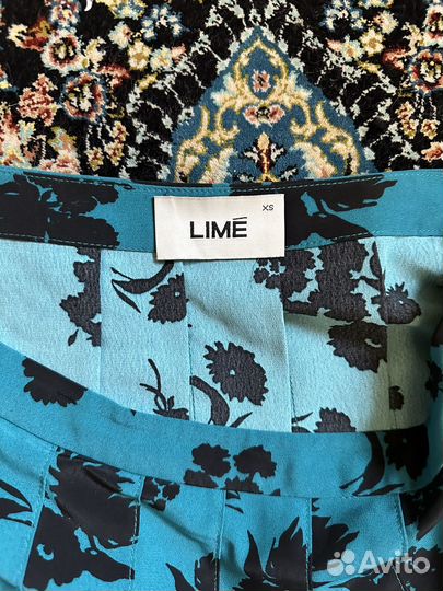 Юбка lime миди с цветами