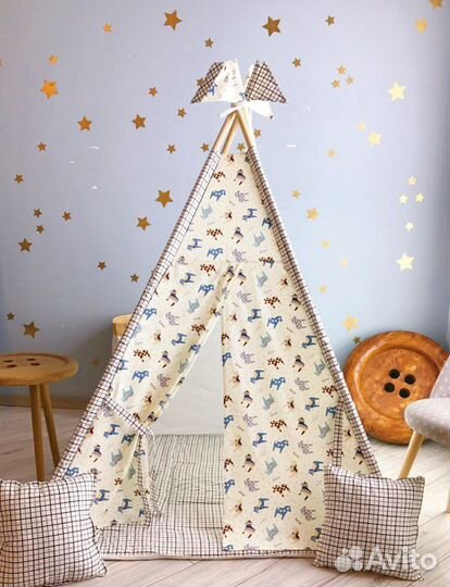 Вигвам детский игровой домик палатка шашаш балдахи