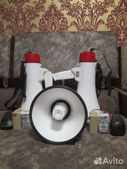 Мегафон Громкоговоритель Рупор Аккумуляторный 30Вт