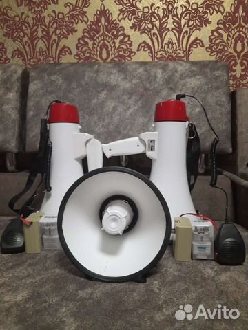 Мегафон Громкоговоритель Рупор Аккумуляторный 30Вт