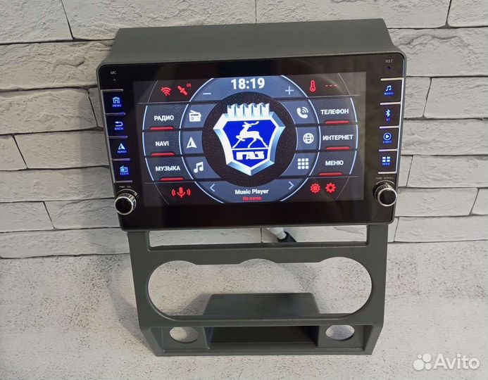 Магнитола Газель next android