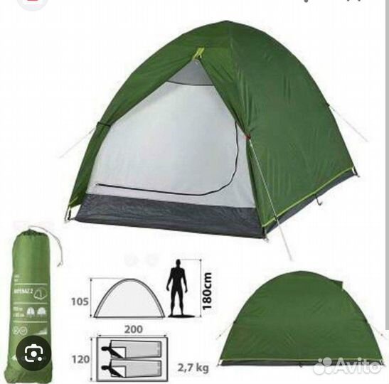 Палатка quechua 2 seconds