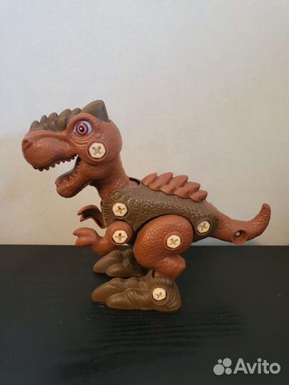 Конструктор Динозавры и машинки с шуруповёртом